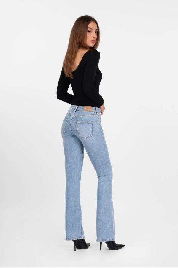 Sartoria Tramarossa JEANS GRETA BOOTCUT IN DENIM BLU MEDIO