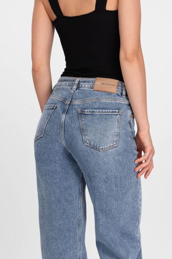 Sartoria Tramarossa JEANS HOLLYWOOD BARREL IN DENIM BLU MEDIO