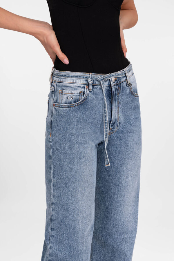 Sartoria Tramarossa JEANS HOLLYWOOD BARREL IN DENIM BLU MEDIO