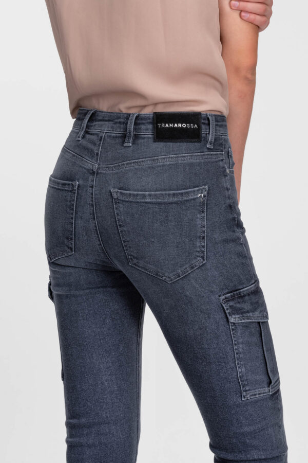 Sartoria Tramarossa JEANS ISABEL SKINNY IN DENIM NERO