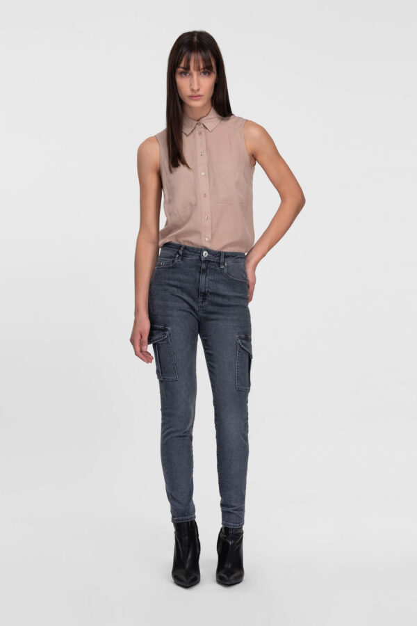 Sartoria Tramarossa JEANS ISABEL SKINNY IN DENIM NERO