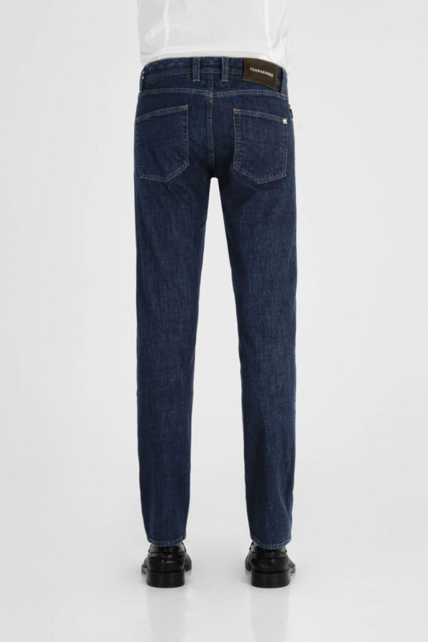 Sartoria Tramarossa JEANS LEONARDO BUTTONS REGULAR IN DENIM BLU SCURO