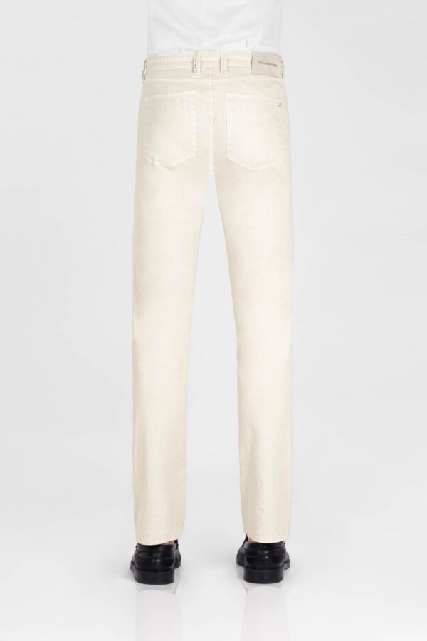 Sartoria Tramarossa JEANS MICHELANGELO REGULAR IN DENIM LINO BEIGE