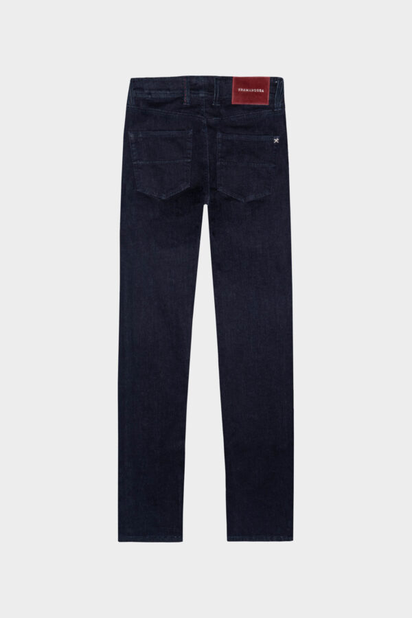 Sartoria Tramarossa JEANS MICHELANGELO ZIP SS REGULAR IN DENIM STRETCH BLU SCURO