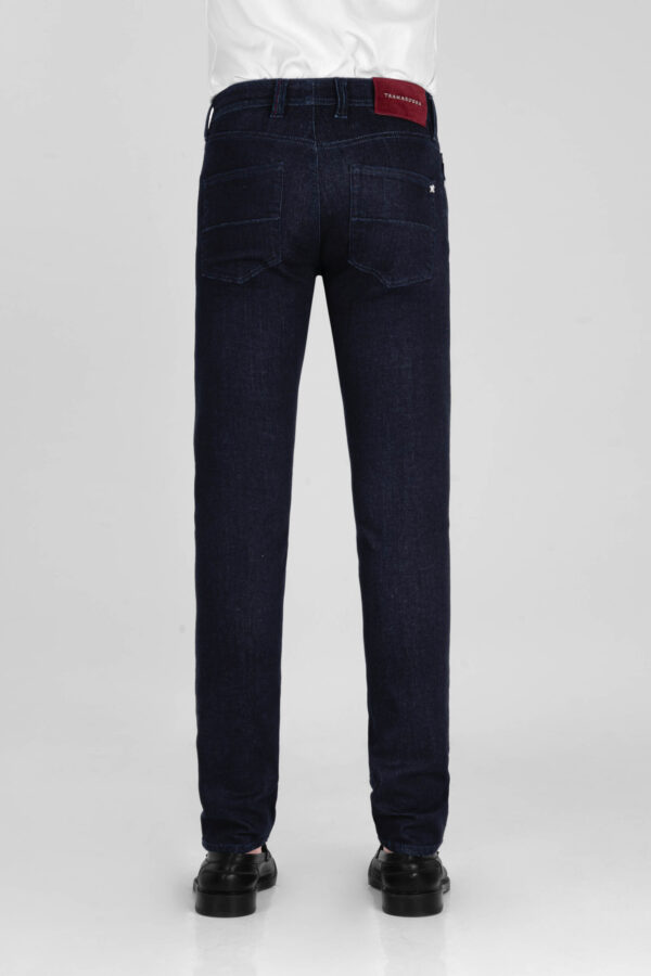 Sartoria Tramarossa JEANS MICHELANGELO ZIP SS REGULAR IN DENIM STRETCH BLU SCURO