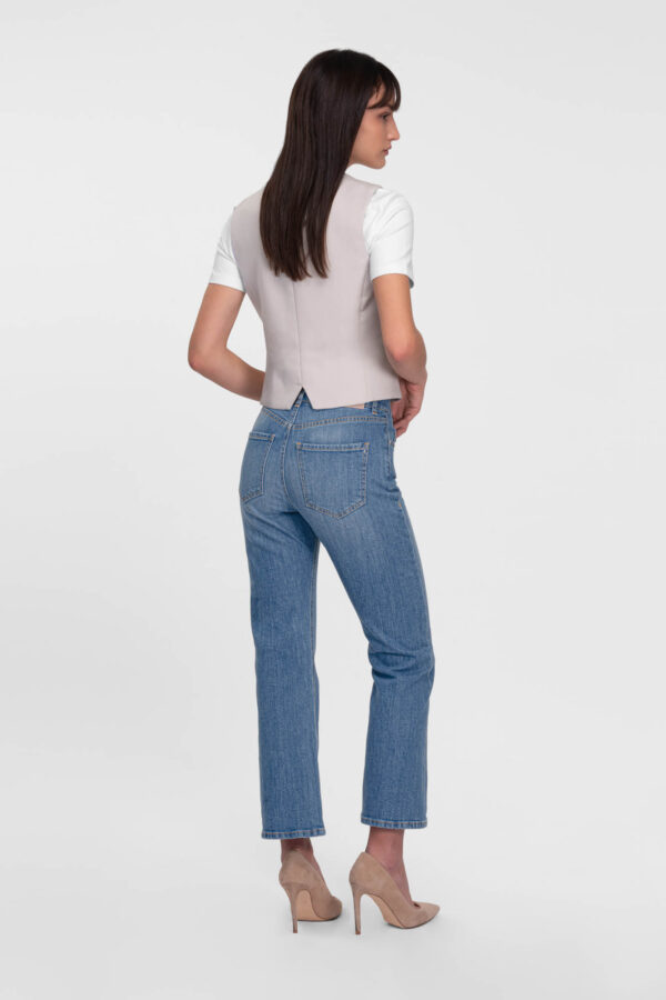 Sartoria Tramarossa JEANS MONICA FLARE CUT FLARE IN DENIM BLU MEDIO