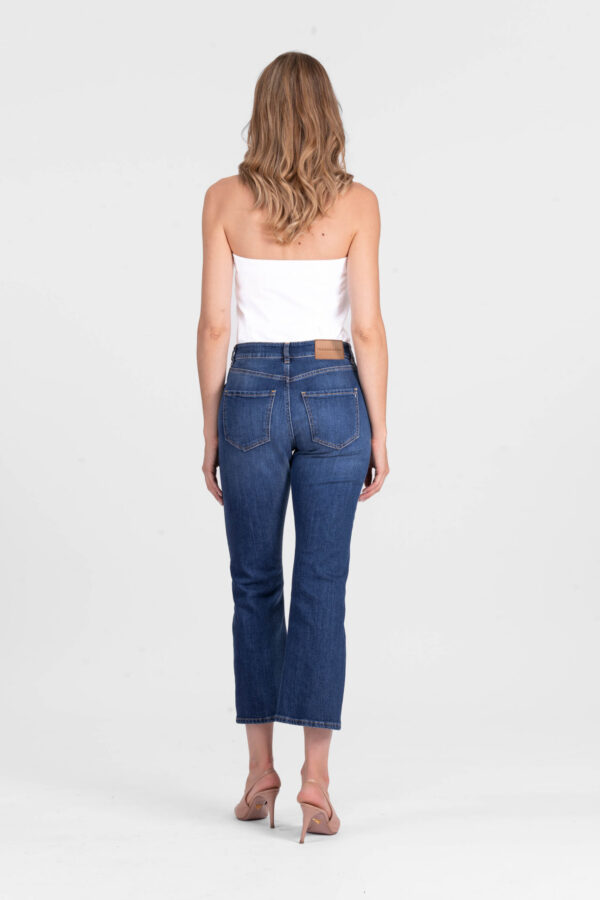 Sartoria Tramarossa JEANS MONICA FLARE CUT FLARE IN DENIM BLU MEDIO