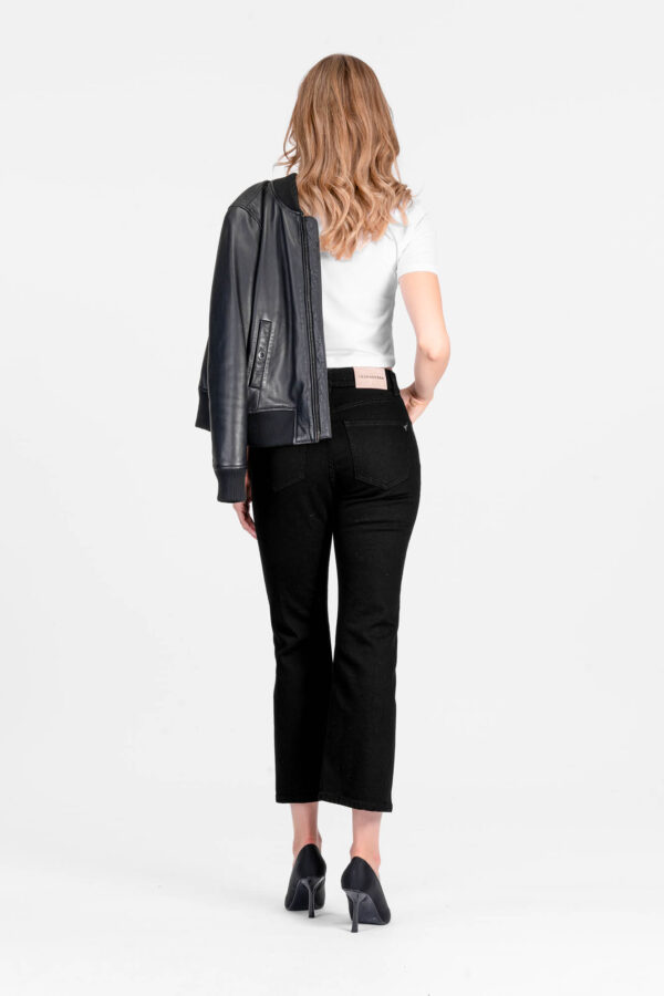 Sartoria Tramarossa JEANS MONICA FLARE CUT FLARE IN DENIM NERO