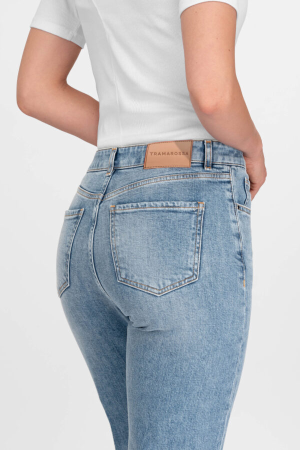 Sartoria Tramarossa JEANS MONICA MUM IN DENIM BLU CHIARO