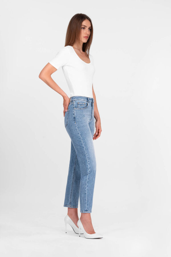 Sartoria Tramarossa JEANS MONICA MUM IN DENIM BLU CHIARO