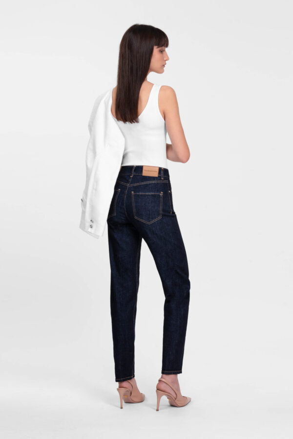 Sartoria Tramarossa JEANS MONICA MUM IN DENIM BLU SCURO