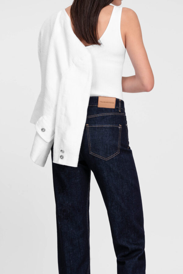 Sartoria Tramarossa JEANS MONICA MUM IN DENIM BLU SCURO