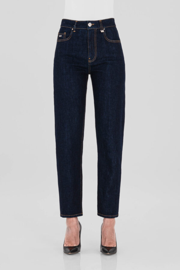 Sartoria Tramarossa JEANS MONICA MUM IN DENIM BLU SCURO