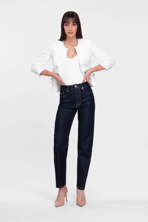Sartoria Tramarossa JEANS MONICA MUM IN DENIM BLU SCURO