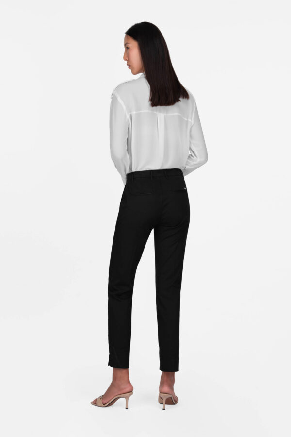 Sartoria Tramarossa PANTALONE ADELE SLIM IN DENIM NERO