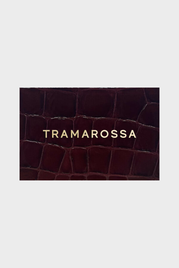 Sartoria Tramarossa Salpa Suede stampa Coccodrillo – Shiny Cardinal Sartoria Tramarossa Salpa Suede stampa Coccodrillo – Shiny Cardinal