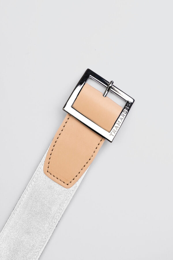 Sartoria Tramarossa CINTURA COLOR BIANCO IN SUEDE