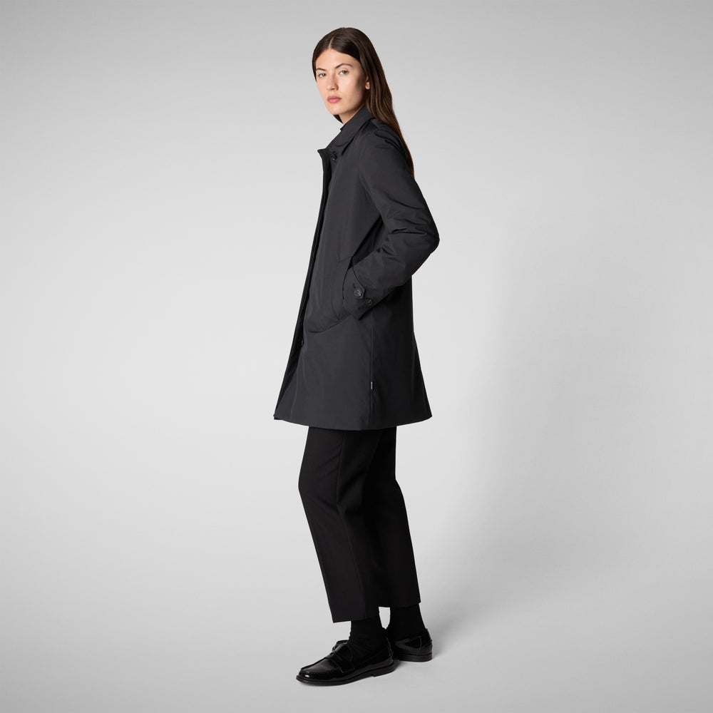 Save The Duck CAPPOTTO CON CAPPUCCIO EMBIE BLU NERO