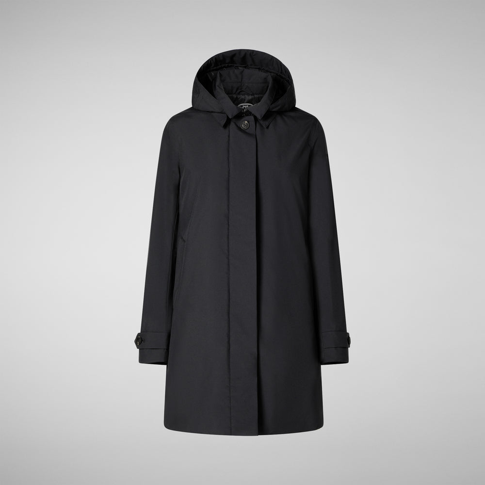 Save The Duck CAPPOTTO CON CAPPUCCIO EMBIE BLU NERO