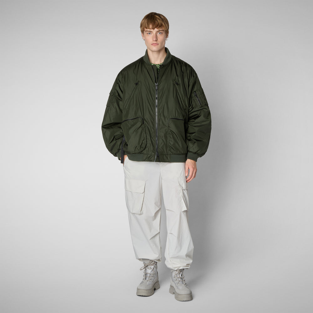 Save The Duck Giacca Bomber Unisex Usher In Verde Bosco