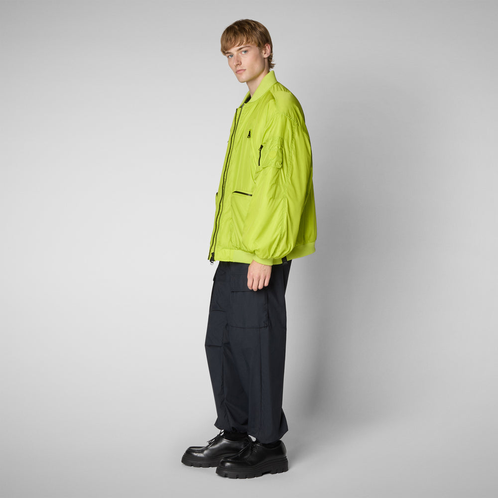 Save The Duck Giacca Bomber Unisex Usher In Verde Lime