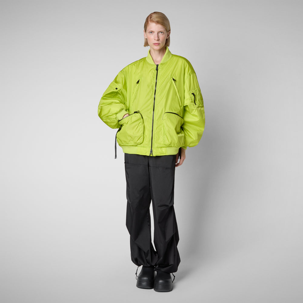 Save the duck Giacca bomber unisex Usher in verde lime