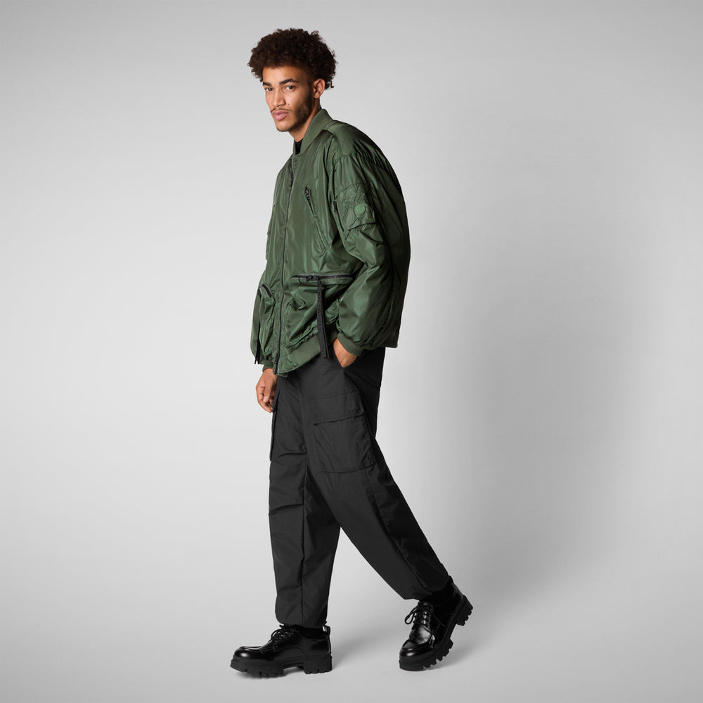 Save The Duck Giacca Bomber Unisex Usher Verde Timo