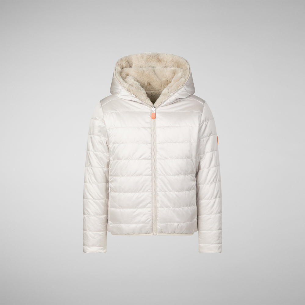 Save The Duck GIACCA CON CAPPUCCIO BAMBINA CHLOE RAINY BEIGE