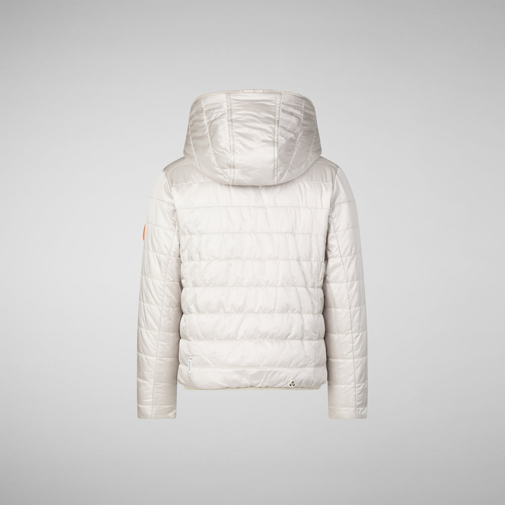 Save The Duck GIACCA CON CAPPUCCIO BAMBINA CHLOE RAINY BEIGE