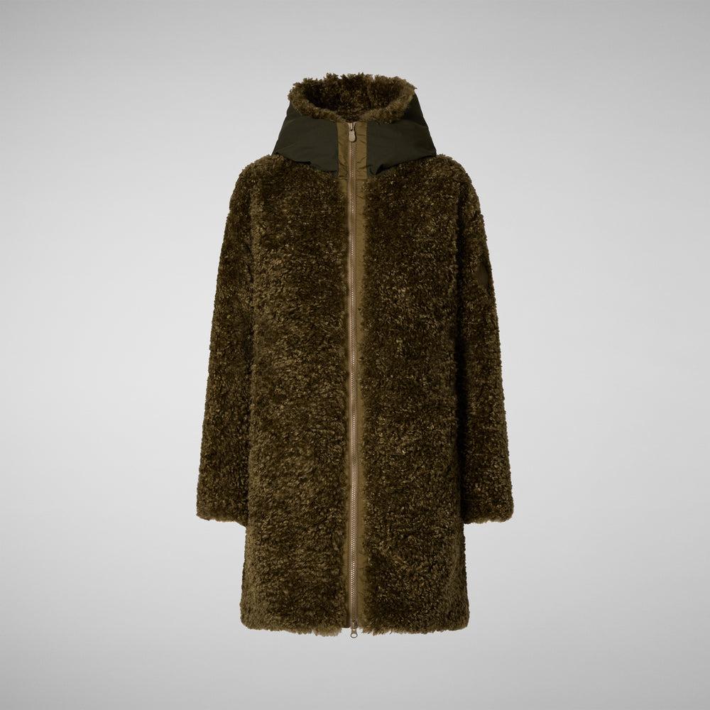 Save The Duck GIACCA CON CAPPUCCIO DONNA ANGELICA BARINK GREEN