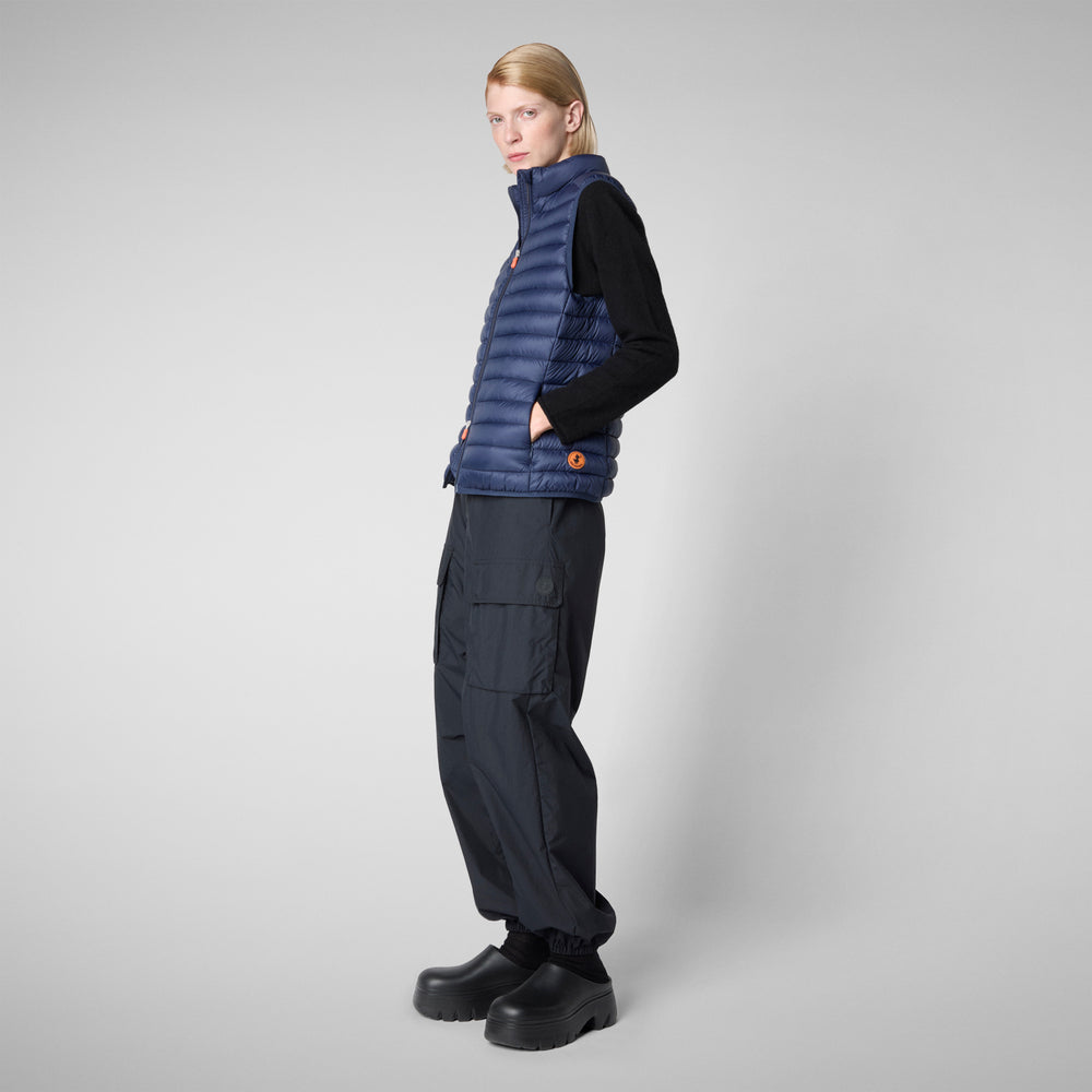 Save The Duck Gilet Imbottito Donna Charlotte Blu Navy