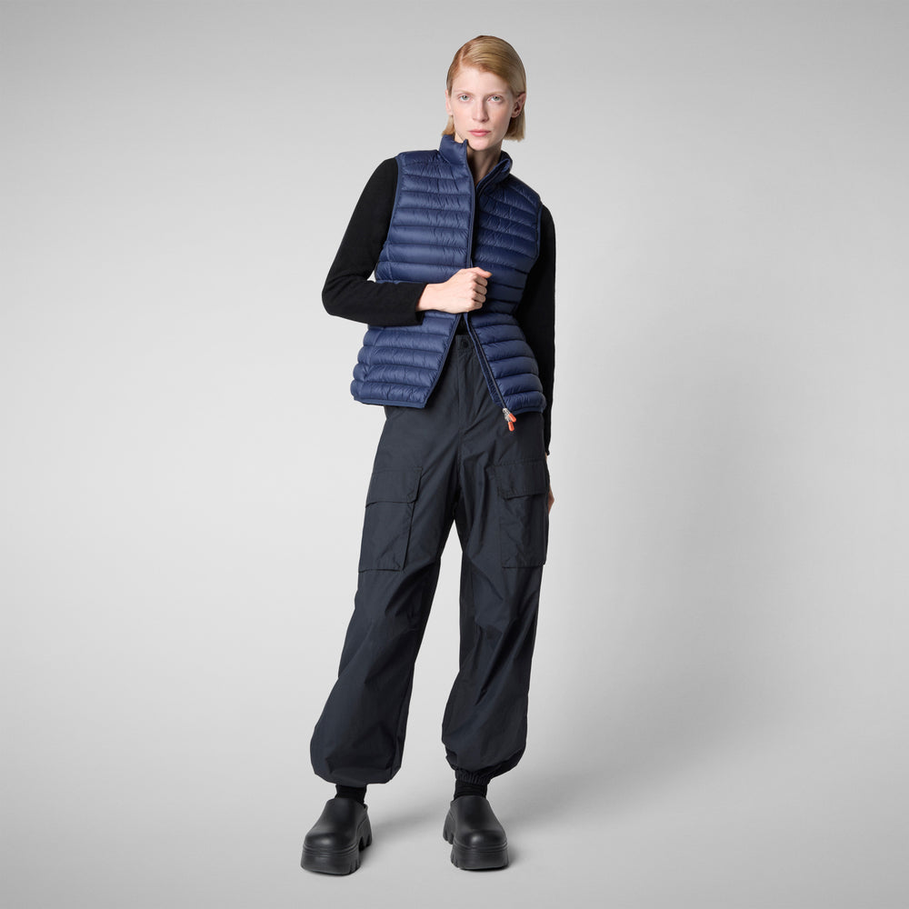 Save The Duck Gilet Imbottito Donna Charlotte Blu Navy