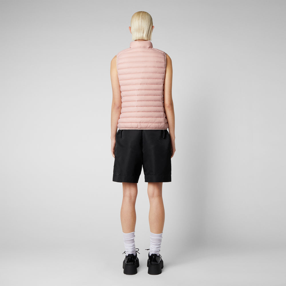 Save The Duck Gilet IMBOTTITO Donna Charlotte Rosa Antico