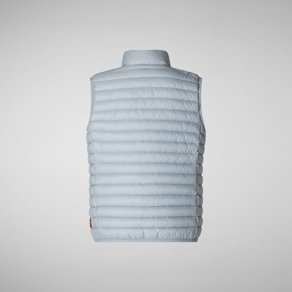 Save The Duck Gilet Imbottito Unisex Bambino Dolin Grigio Ardesia Chiaro