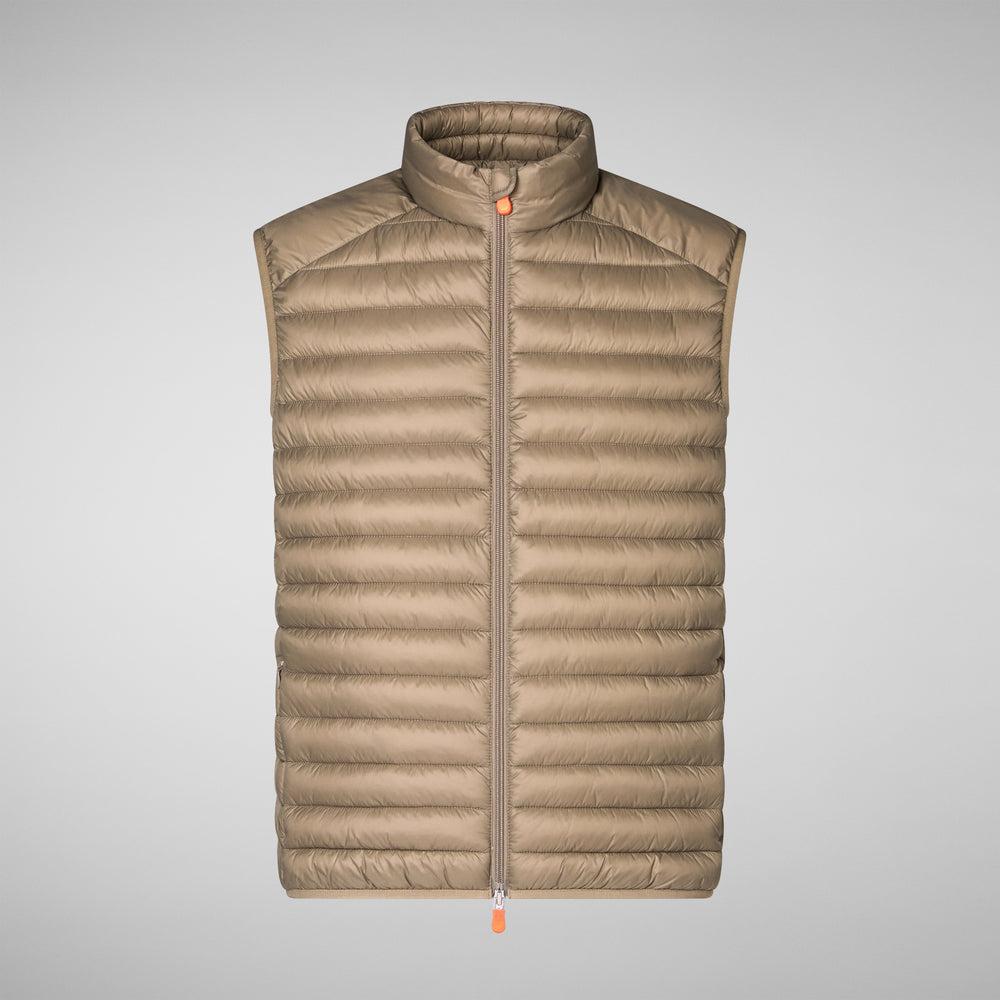 Save The Duck Gilet Imbottito Uomo Adam Grigio Elefante