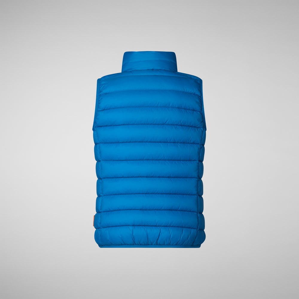 Save The Duck GILET UNISEX BAMBINO ANDY BLU MIRTILLO