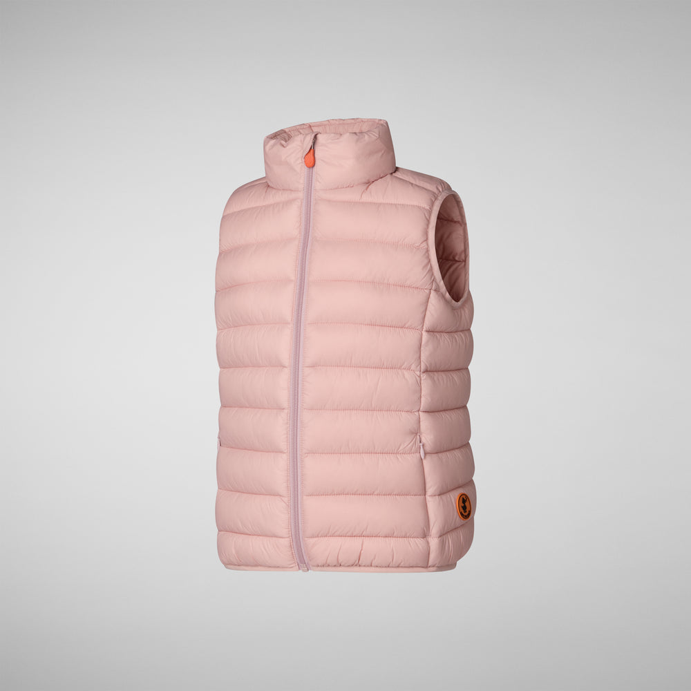 Save The Duck GILET UNISEX BAMBINO ANDY ROSA ANTICO