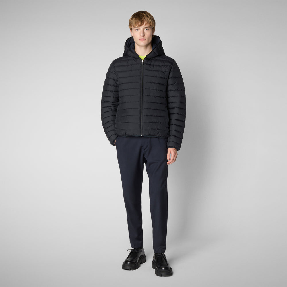 Save The Duck MAN'S ANIMAL FREE PUFFER EZRA BLU NERO