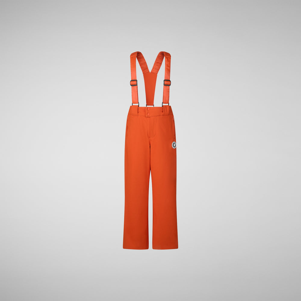 Save the duck PANTALONI UNISEX BAMBINO CYCAS IN MAPLE ORANGE
