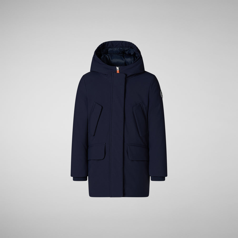 Save the duck PARKA CON CAPPUCCIO BAMBINA ALLY BLU NAVY