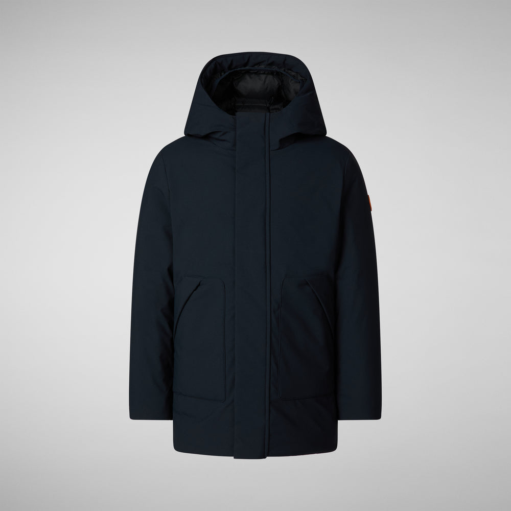Save the duck PARKA CON CAPPUCCIO BAMBINO ALBI BLU NERO