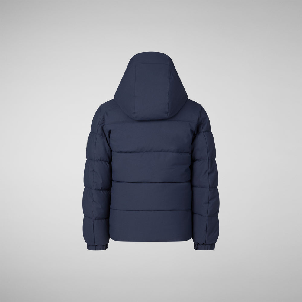 Save The Duck PARKA CON CAPPUCCIO BAMBINO KLAUS NAVY BLU