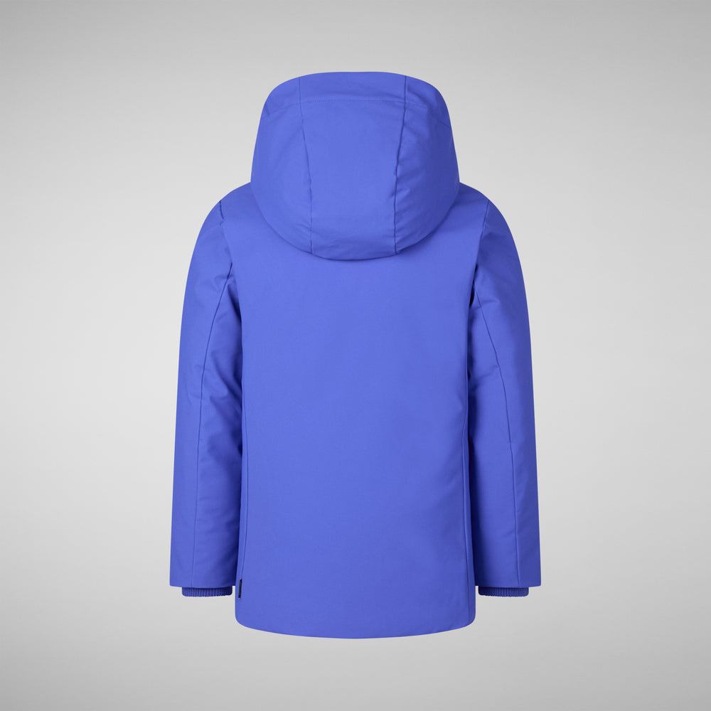 Save The Duck PARKA CON CAPPUCCIO THEO BLU GENZIANA