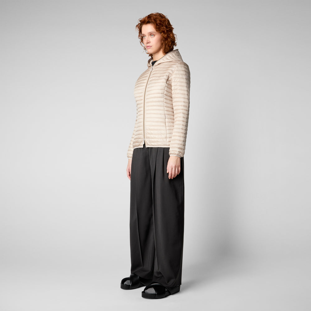 Save The Duck Piumino Animal Free Alexa Beige Sabbia