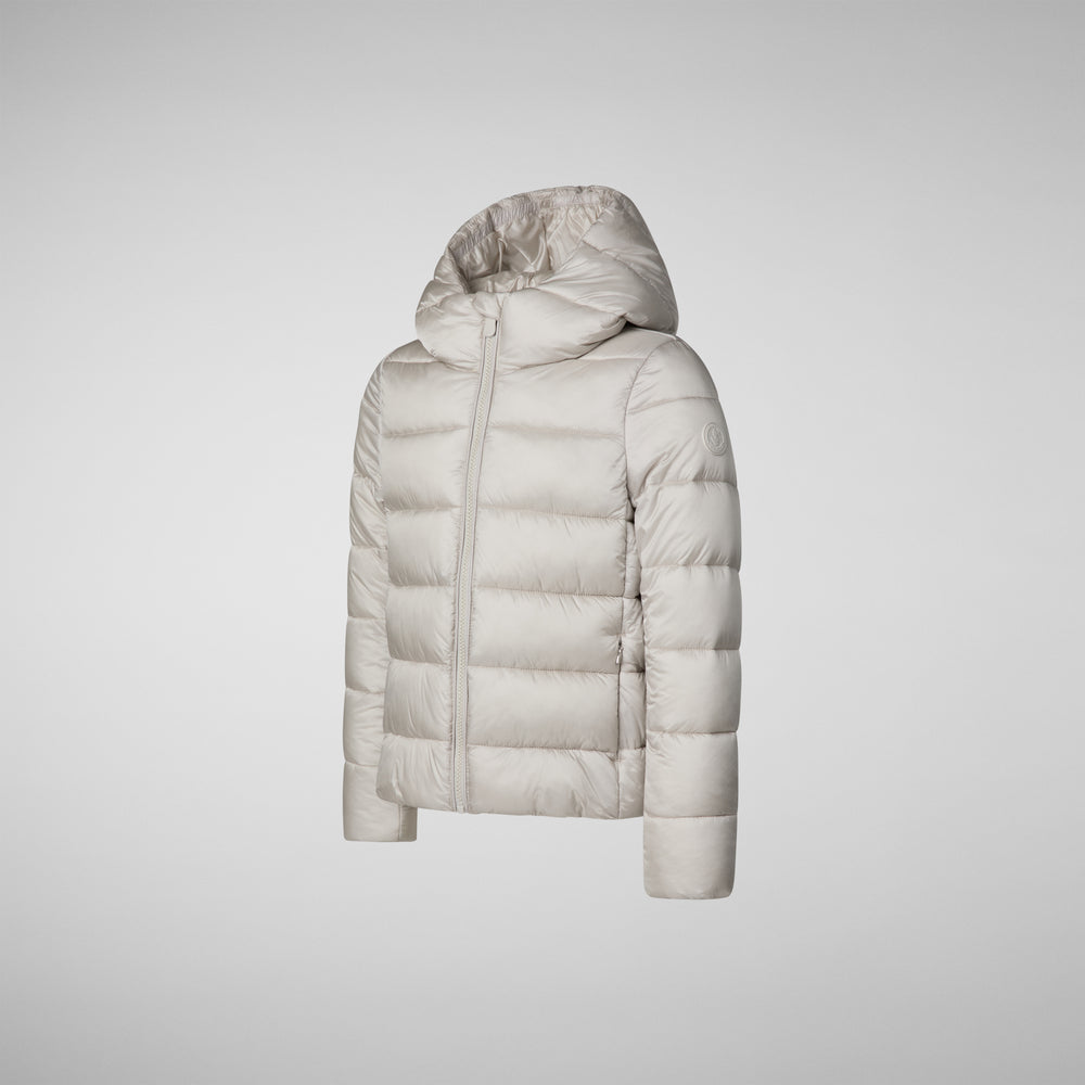 Save The Duck PIUMINO ANIMAL FREE BAMBINA BIBI RAINY BEIGE