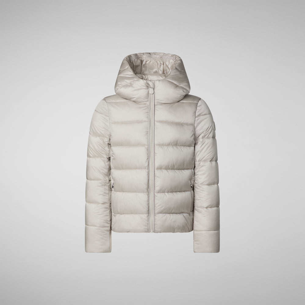 Save the duck PIUMINO ANIMAL FREE BAMBINA BIBI RAINY BEIGE