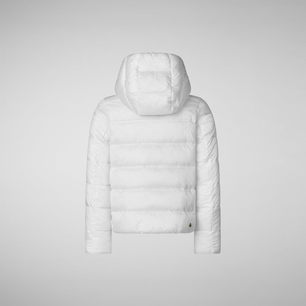 Save The Duck PIUMINO ANIMAL FREE BAMBINA BIBI WHITE