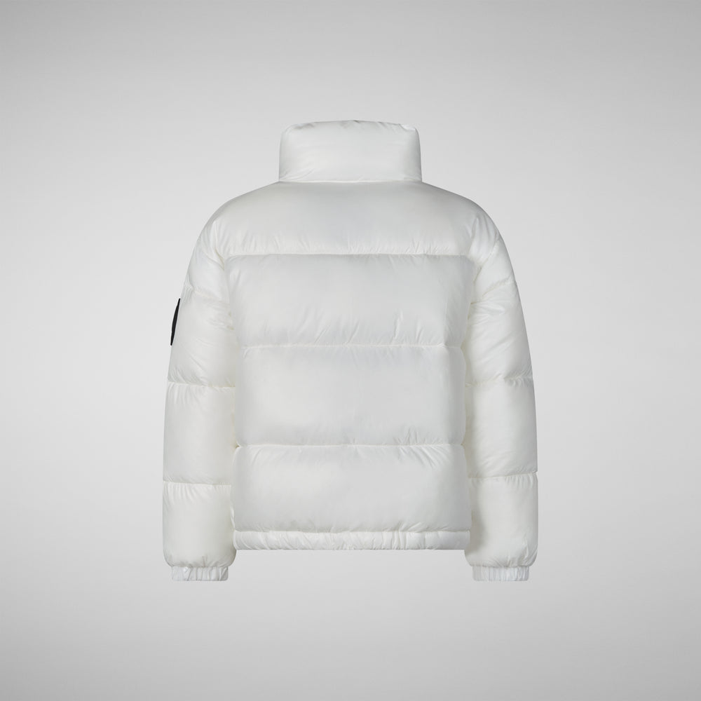 Save The Duck PIUMINO ANIMAL FREE BAMBINA CINI BIANCO