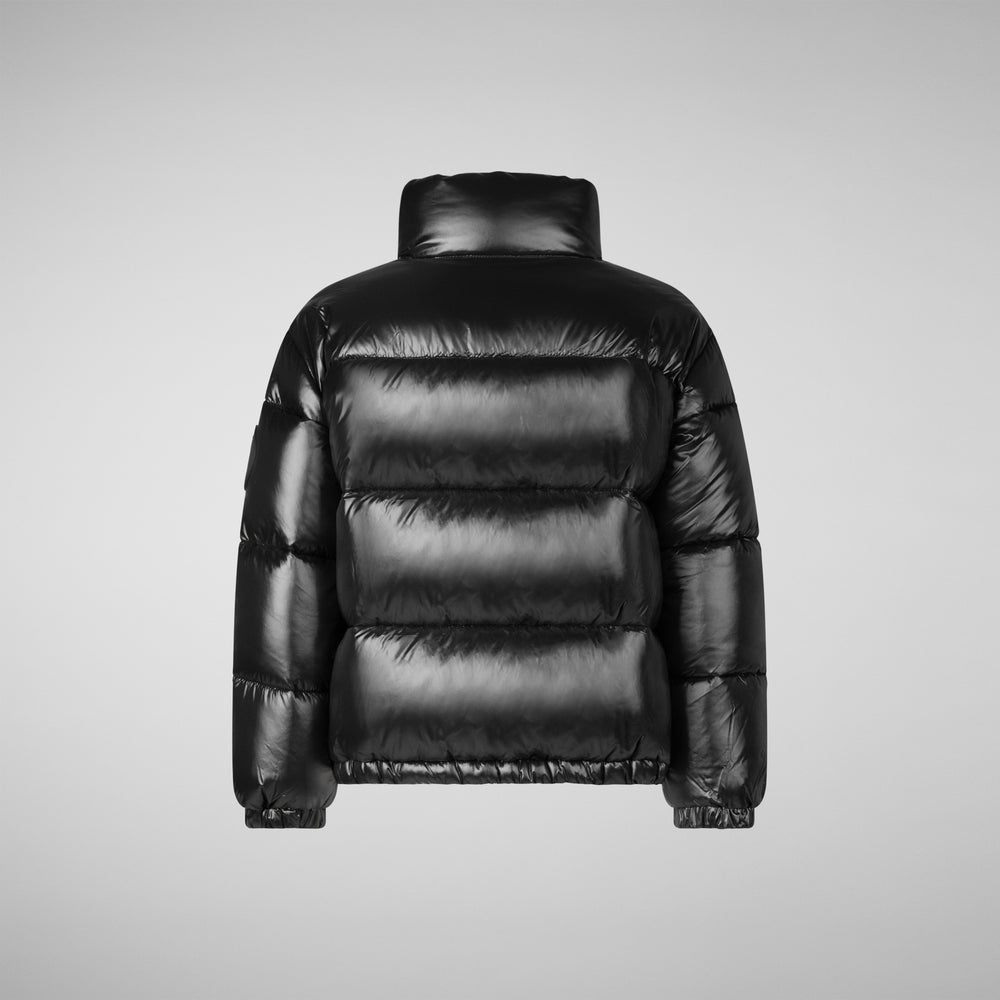 Save The Duck PIUMINO ANIMAL FREE BAMBINA CINI NERO