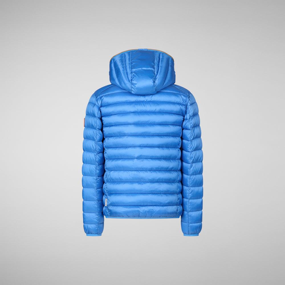 Save The Duck PIUMINO ANIMAL FREE BAMBINA IRIS BLU CERULEO